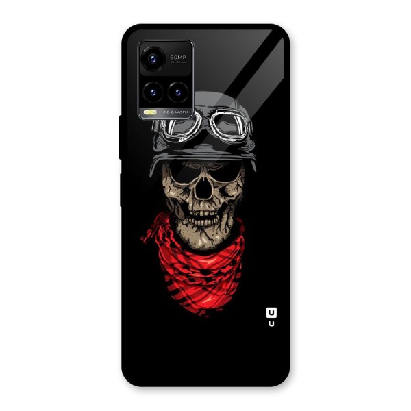 Ghost Swag Glass Back Case for Vivo Y21A