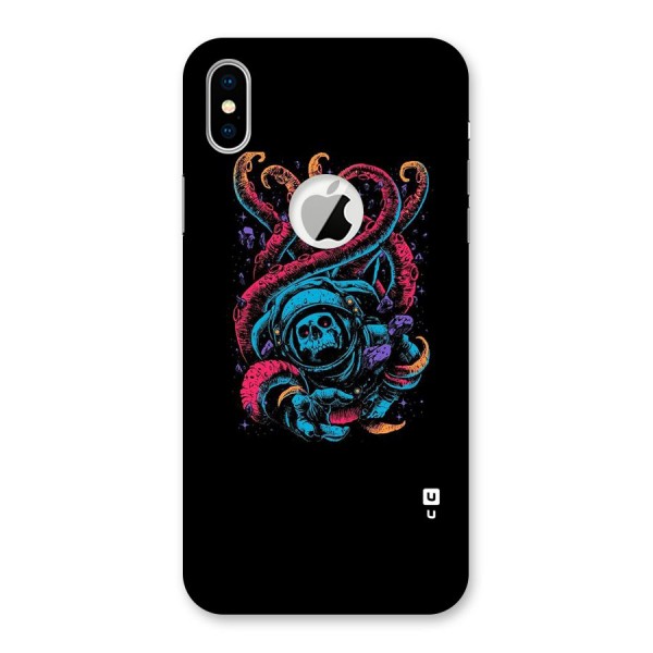 Ghost Tails Back Case for iPhone XS Logo Cut