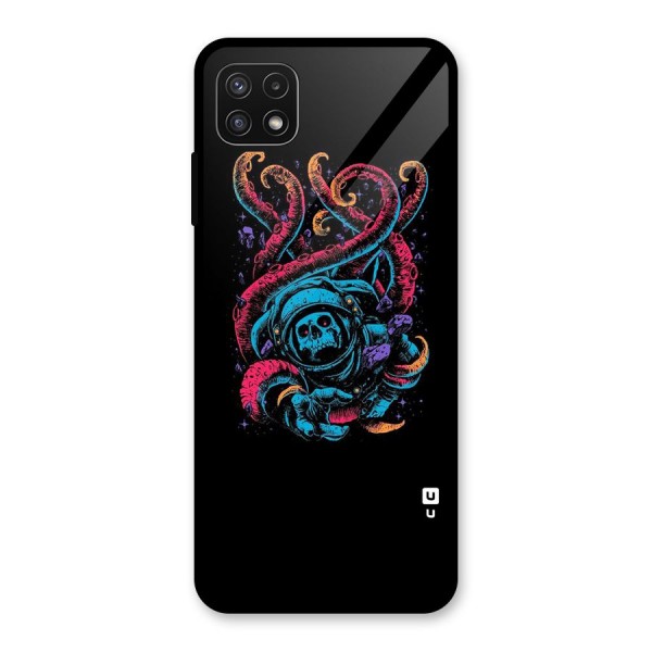 Ghost Tails Glass Back Case for Galaxy A22 5G