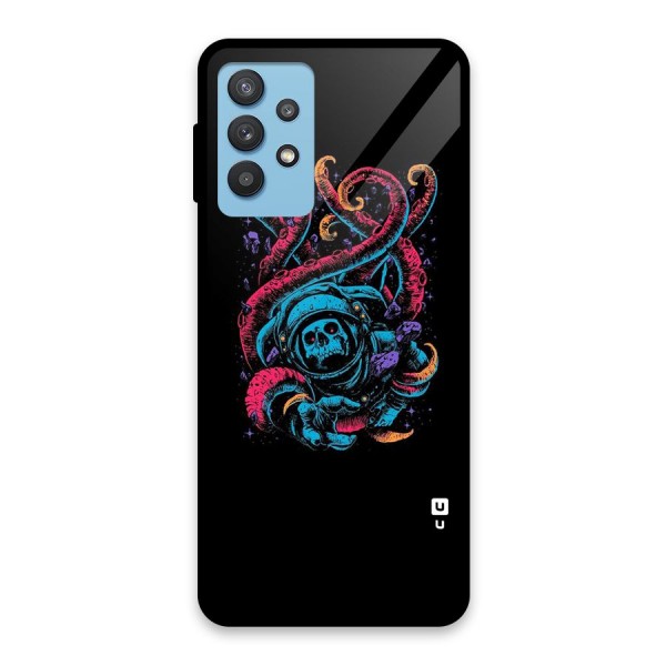 Ghost Tails Glass Back Case for Galaxy M32 5G