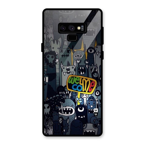 Ghost Welcome Glass Back Case for Galaxy Note 9