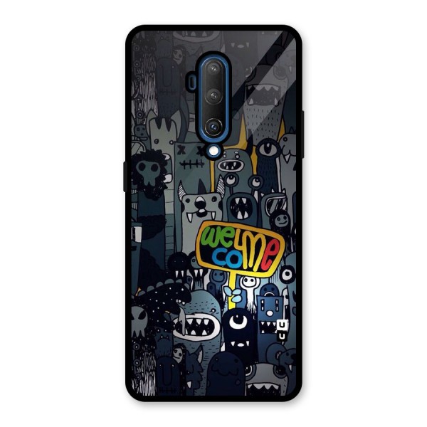 Ghost Welcome Glass Back Case for OnePlus 7T Pro