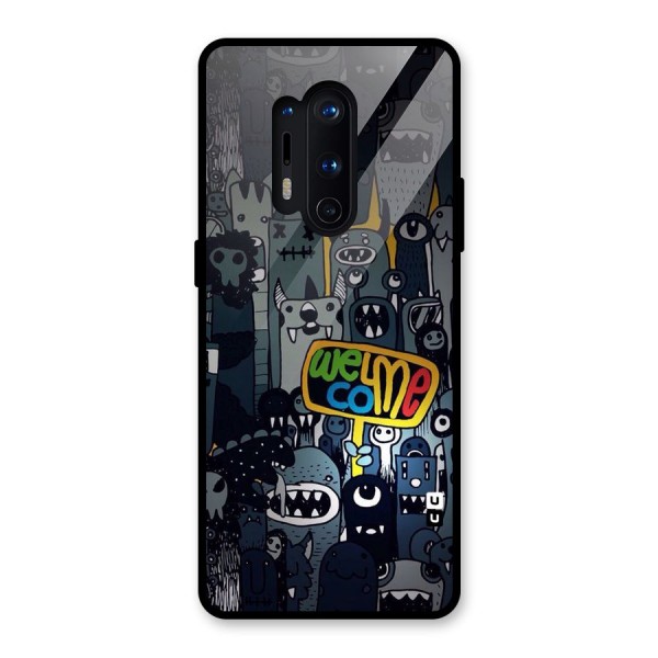 Ghost Welcome Glass Back Case for OnePlus 8 Pro