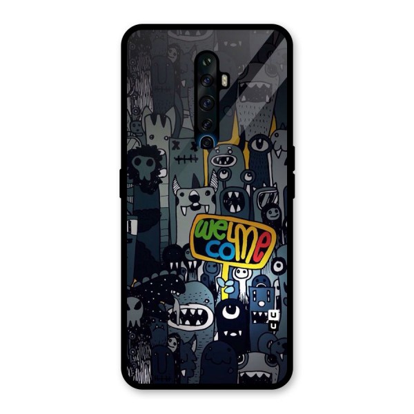 Ghost Welcome Glass Back Case for Oppo Reno2 Z