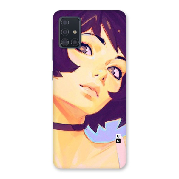 Girl Face Art Back Case for Galaxy A51