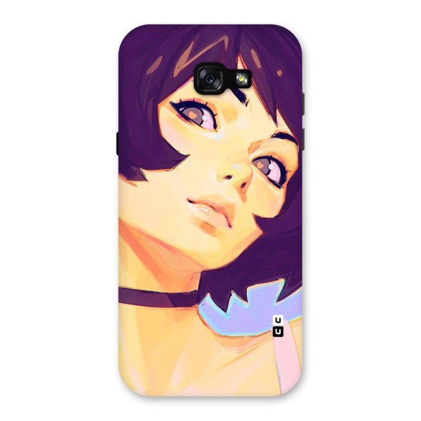 Girl Face Art Back Case for Galaxy A7 (2017)