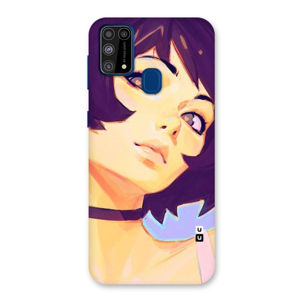 Girl Face Art Back Case for Galaxy F41