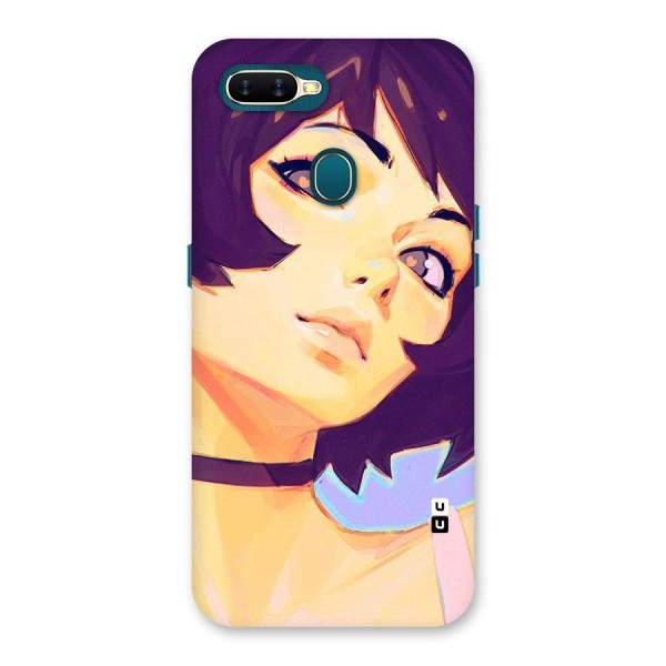 Girl Face Art Back Case for Oppo A11k