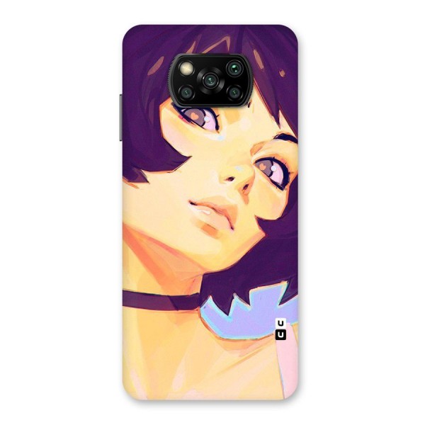 Girl Face Art Back Case for Poco X3