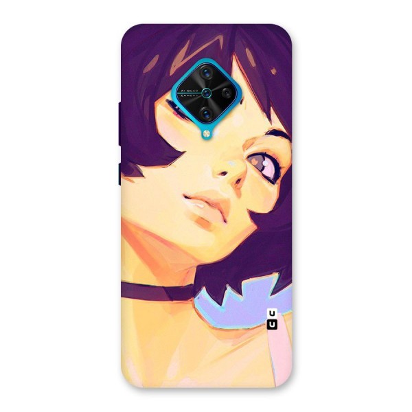 Girl Face Art Back Case for Vivo S1 Pro