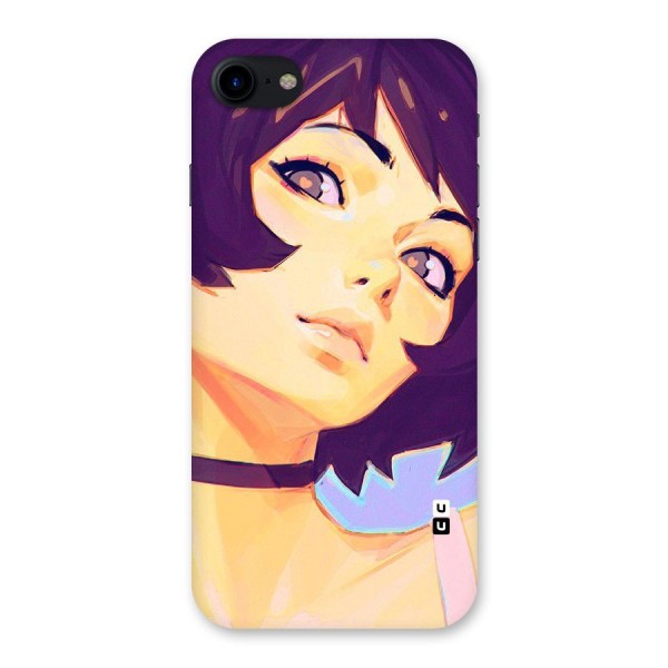 Girl Face Art Back Case for iPhone SE 2020