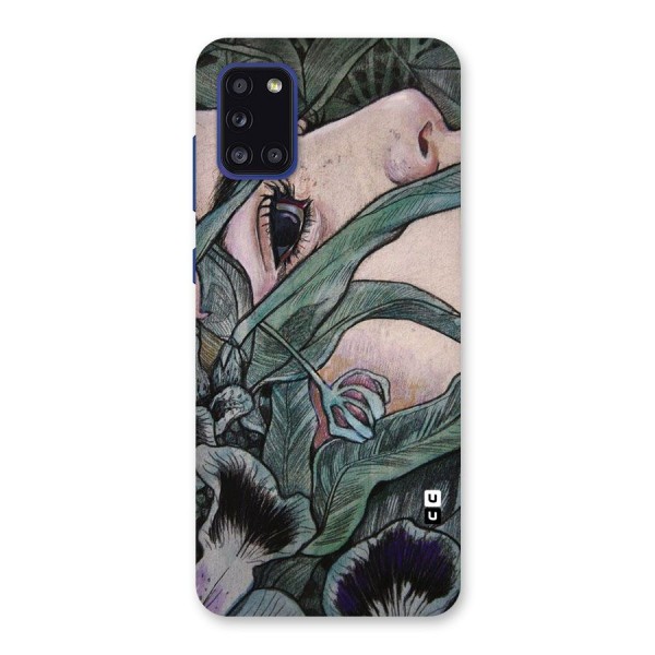 Girl Grass Art Back Case for Galaxy A31