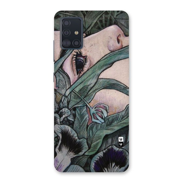 Girl Grass Art Back Case for Galaxy A51