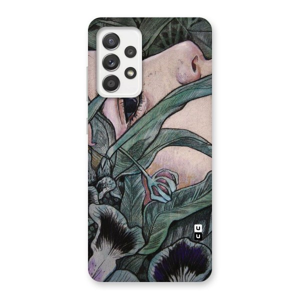 Girl Grass Art Back Case for Galaxy A52