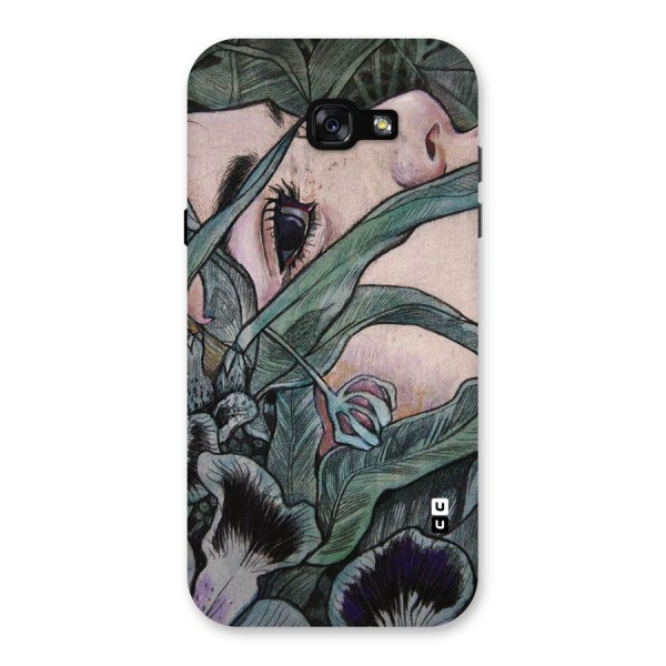 Girl Grass Art Back Case for Galaxy A7 (2017)