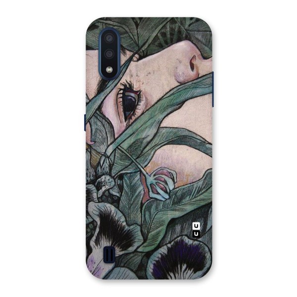 Girl Grass Art Back Case for Galaxy M01