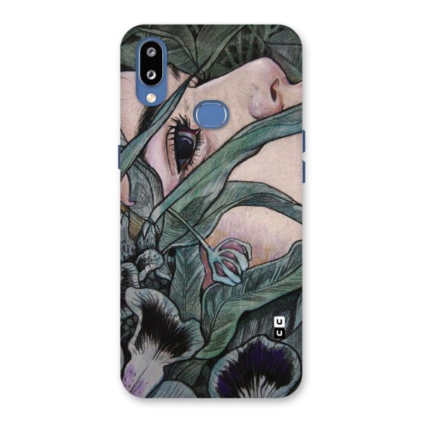 Girl Grass Art Back Case for Galaxy M01s