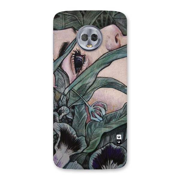 Girl Grass Art Back Case for Moto G6