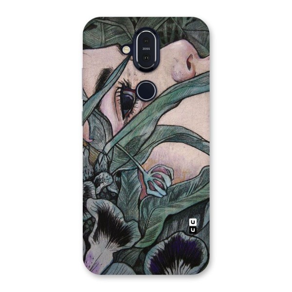 Girl Grass Art Back Case for Nokia 8.1