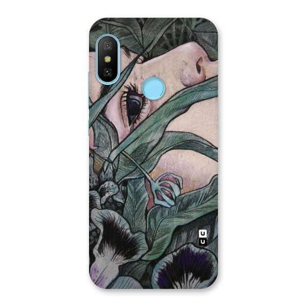 Girl Grass Art Back Case for Redmi 6 Pro