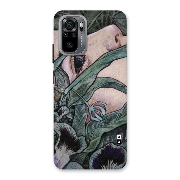 Girl Grass Art Back Case for Redmi Note 10