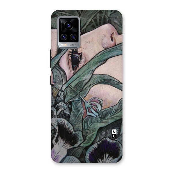 Girl Grass Art Back Case for Vivo V20 Pro