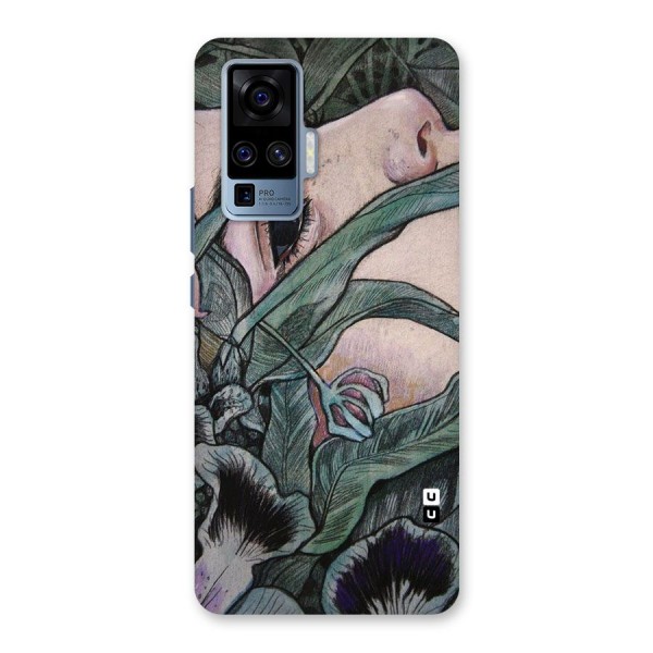 Girl Grass Art Back Case for Vivo X50 Pro