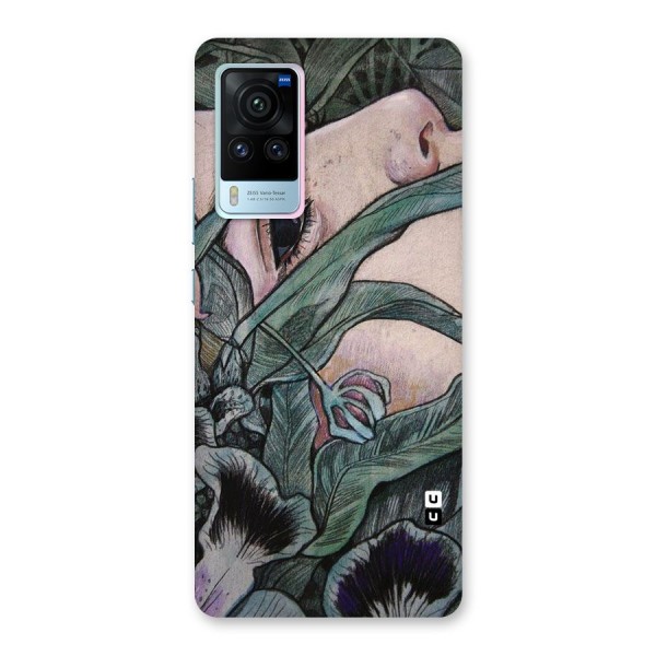 Girl Grass Art Back Case for Vivo X60 Pro