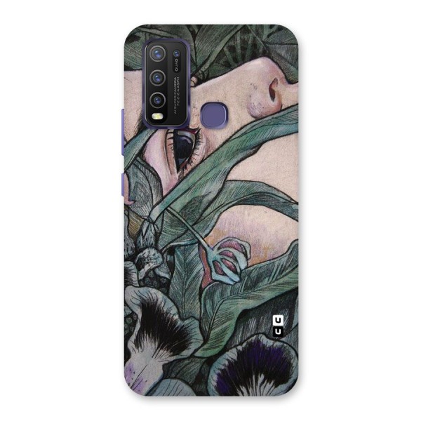 Girl Grass Art Back Case for Vivo Y30