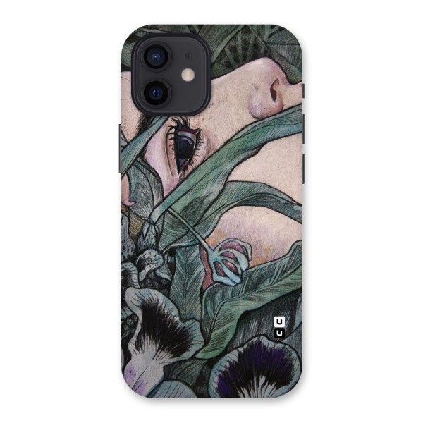 Girl Grass Art Back Case for iPhone 12