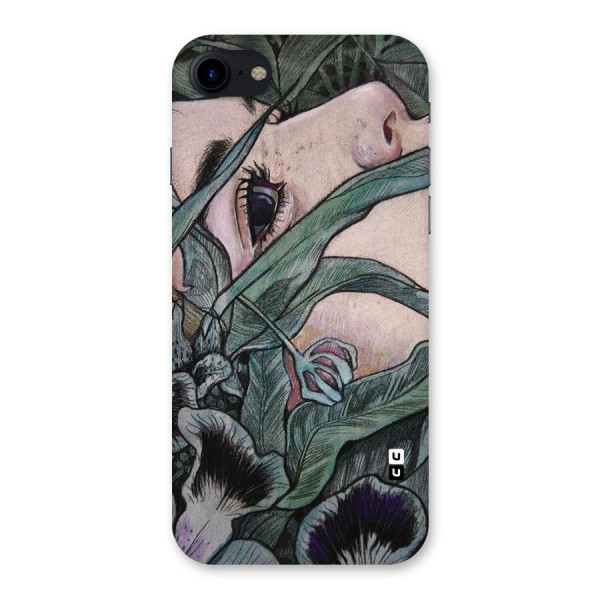 Girl Grass Art Back Case for iPhone SE 2020