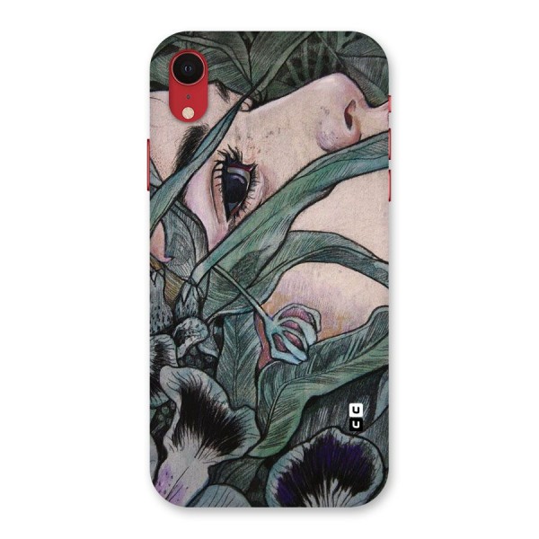 Girl Grass Art Back Case for iPhone XR