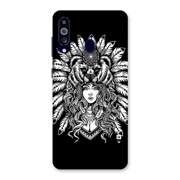 Girl Pattern Art Back Case for Galaxy A60