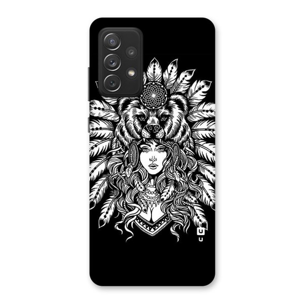 Girl Pattern Art Back Case for Galaxy A72