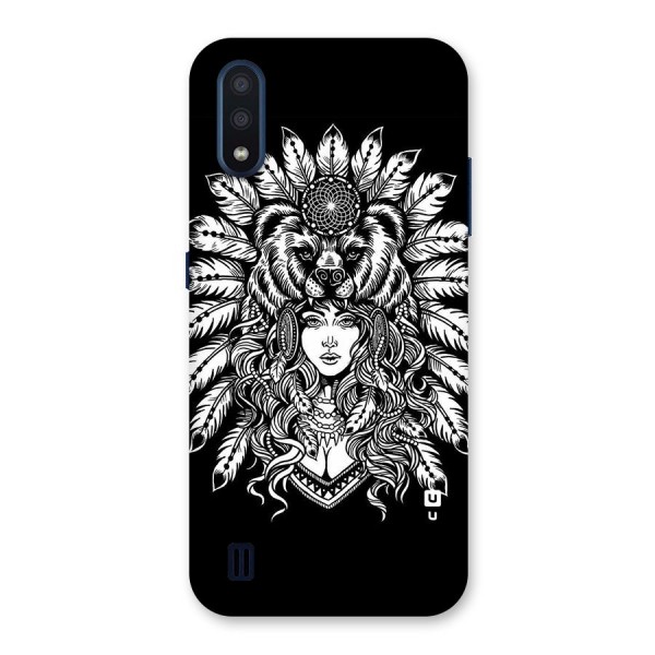 Girl Pattern Art Back Case for Galaxy M01