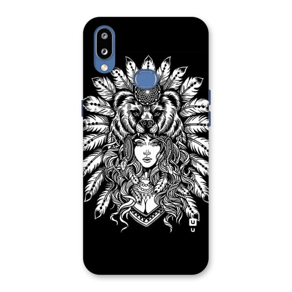 Girl Pattern Art Back Case for Galaxy M01s