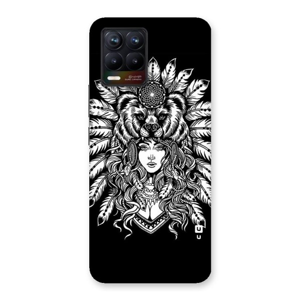 Girl Pattern Art Back Case for Realme 8