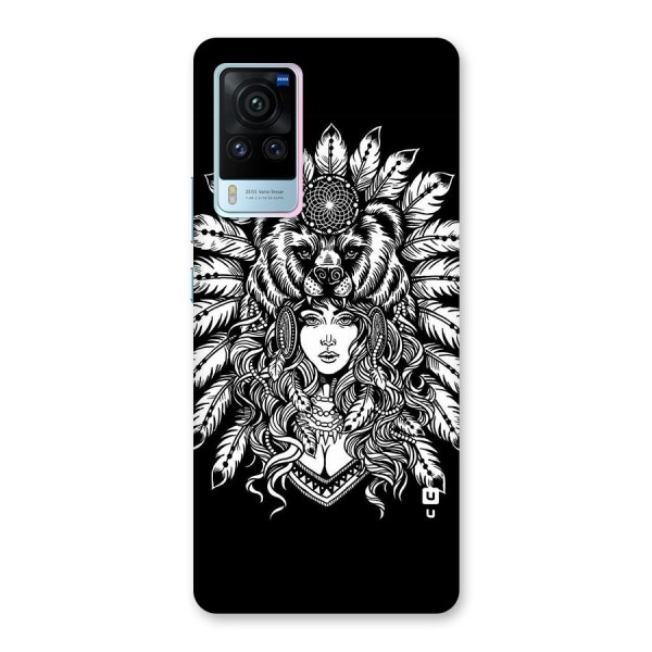 Girl Pattern Art Back Case for Vivo X60 Pro