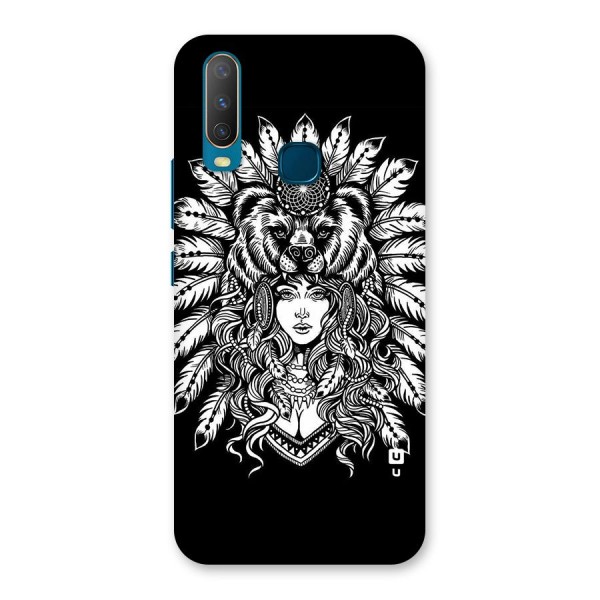 Girl Pattern Art Back Case for Vivo Y15