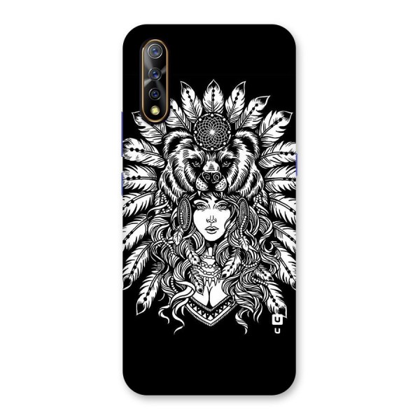 Girl Pattern Art Back Case for Vivo Z1x