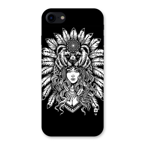 Girl Pattern Art Back Case for iPhone SE 2020