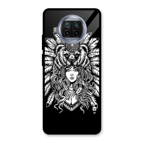 Girl Pattern Art Glass Back Case for Mi 10i