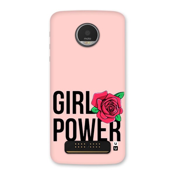 Girl Power Back Case for Moto Z Play