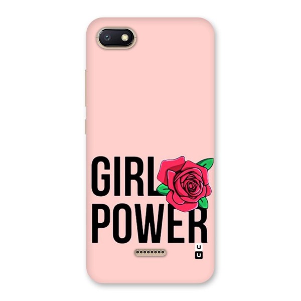 Girl Power Back Case for Redmi 6A