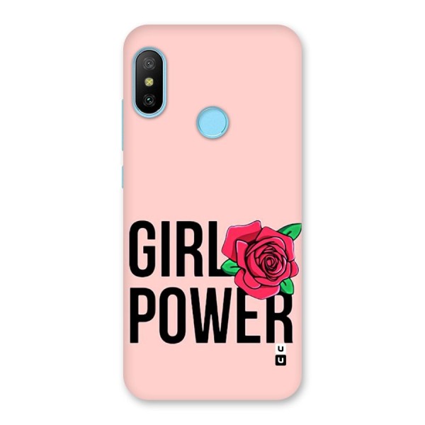 Girl Power Back Case for Redmi 6 Pro