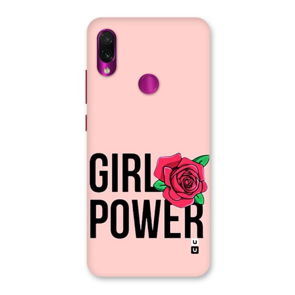 Girl Power Back Case for Redmi Note 7 Pro