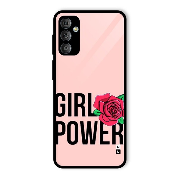 Girl Power Glass Back Case for Galaxy F23