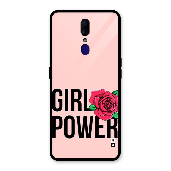 Girl Power Glass Back Case for Oppo F11