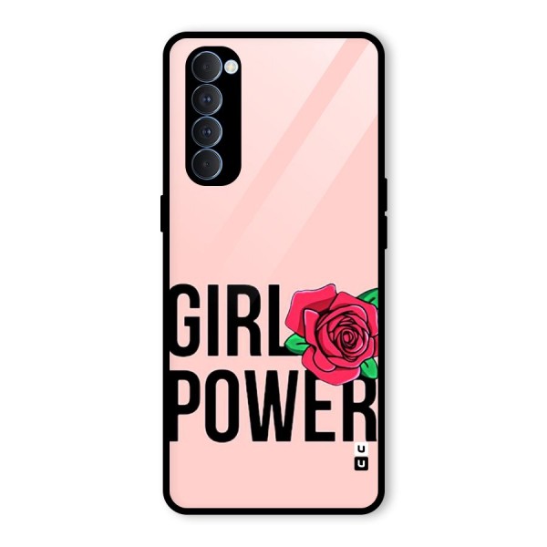 Girl Power Glass Back Case for Oppo Reno4 Pro