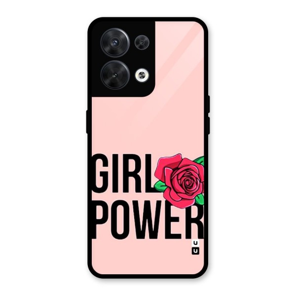 Girl Power Glass Back Case for Oppo Reno8 5G